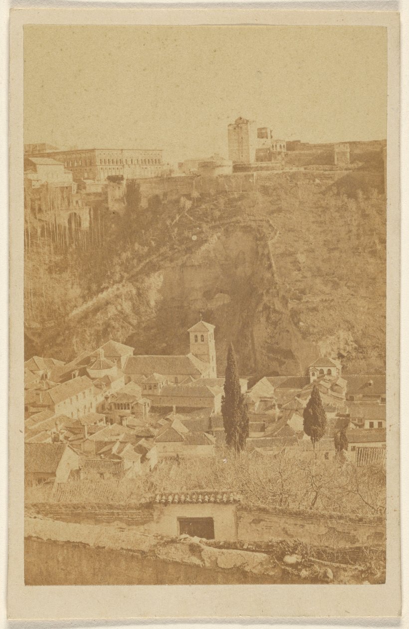 [Uitzicht op het Alhambra, Spanje]. door Unknown artist