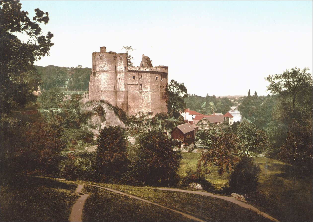 Clisson: het kasteel - ca. 1900 door Unknown photographer