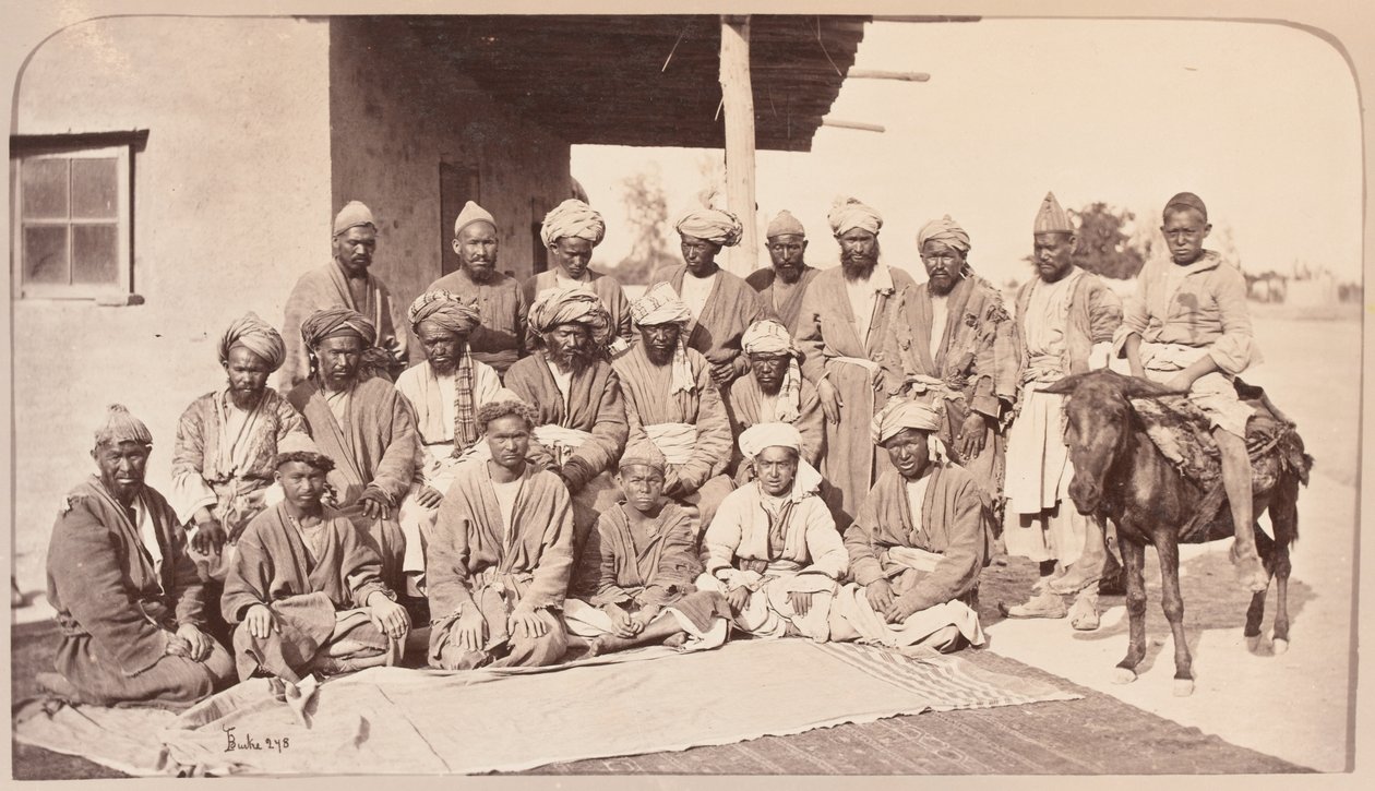 Durbar Maidan en Logar Chiefs, Kabul door Unknown photographer