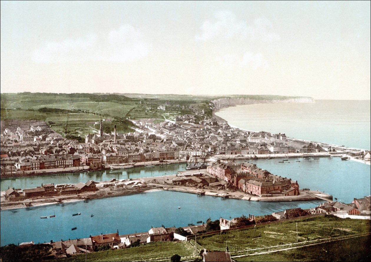 Fécamp en zijn kliffen - V. 1895. door Unknown photographer