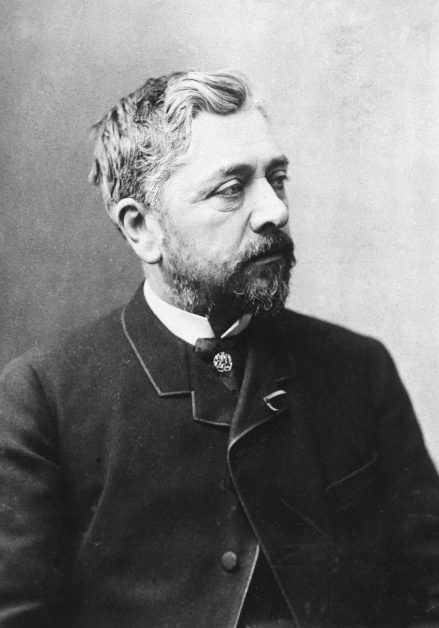 Gustave Eiffel, Franse ingenieur (1832-1923) door Unknown photographer