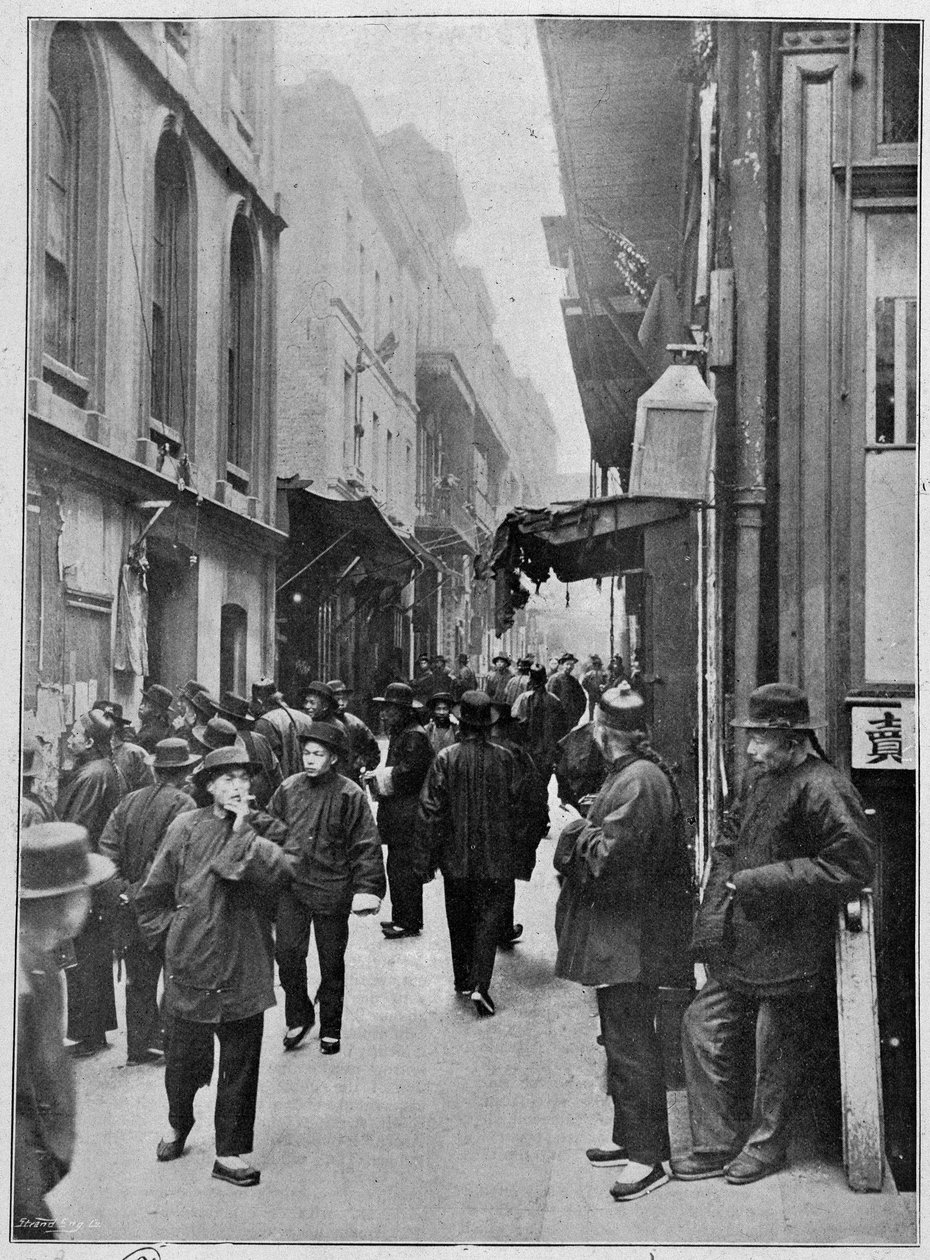 Vrouwen van Chinese handelaren in Californië door Unknown photographer