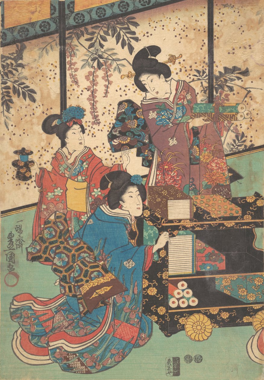Prent door Utagawa Kunisada