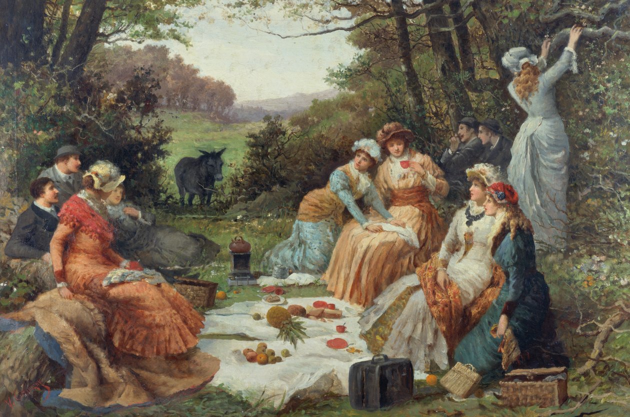 Een picknick door V. Chavigny