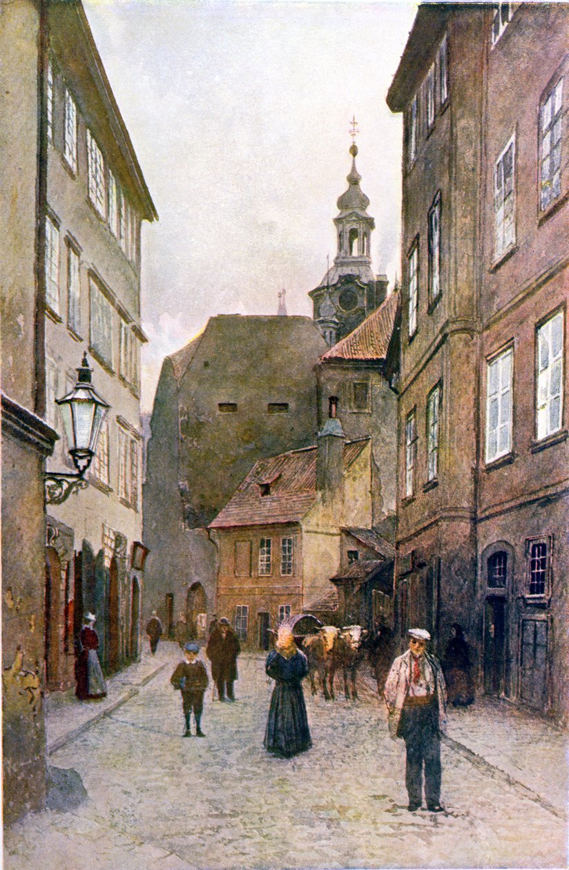 Kozna Ulicka, Praag, illustratie uit 