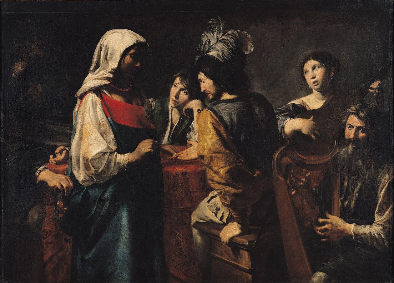 De Waarzegster door Valentin de Boulogne