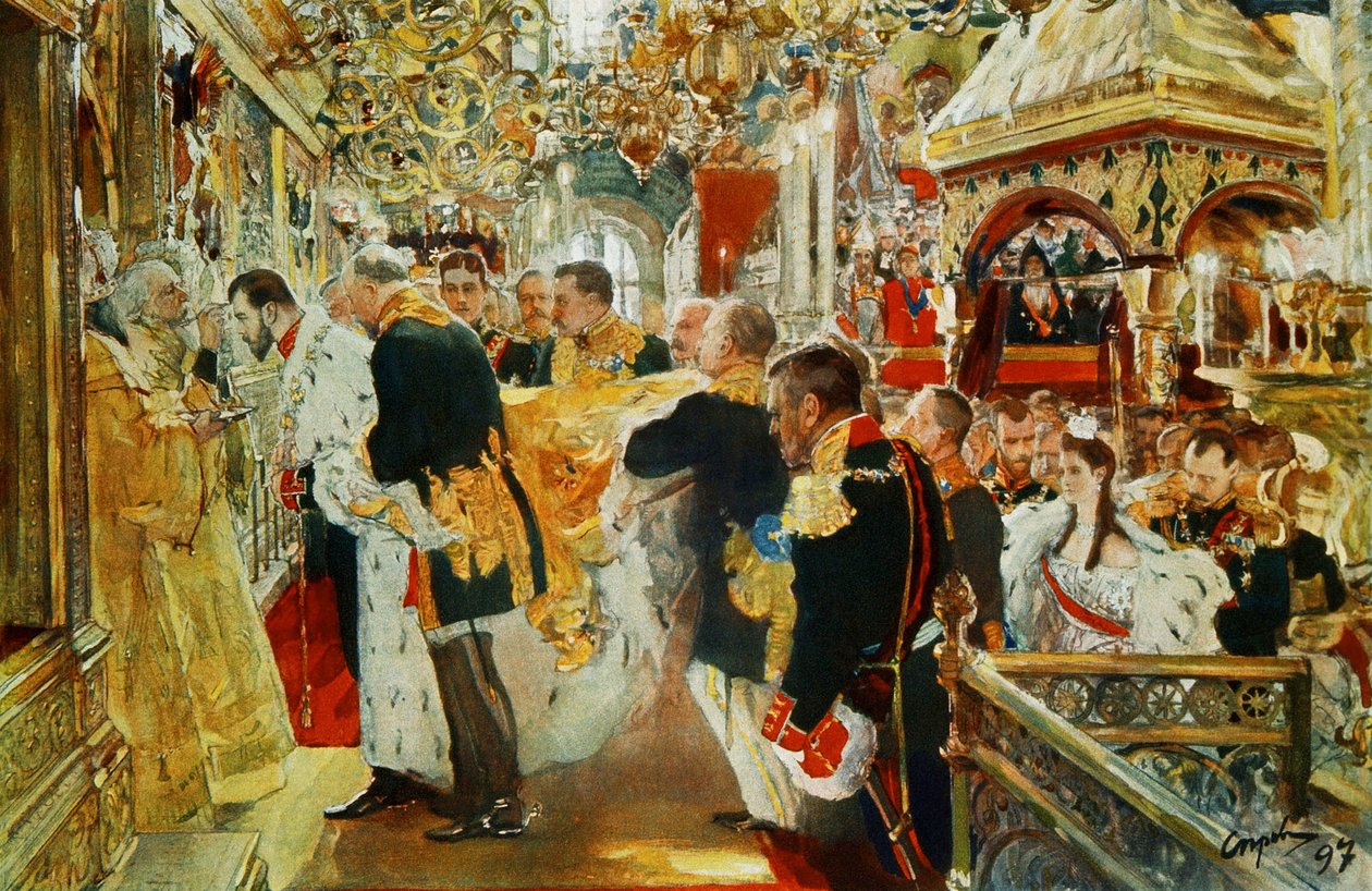 Keizer Nikolai Aleksandrovich door Valentin Aleksandrovich Serov