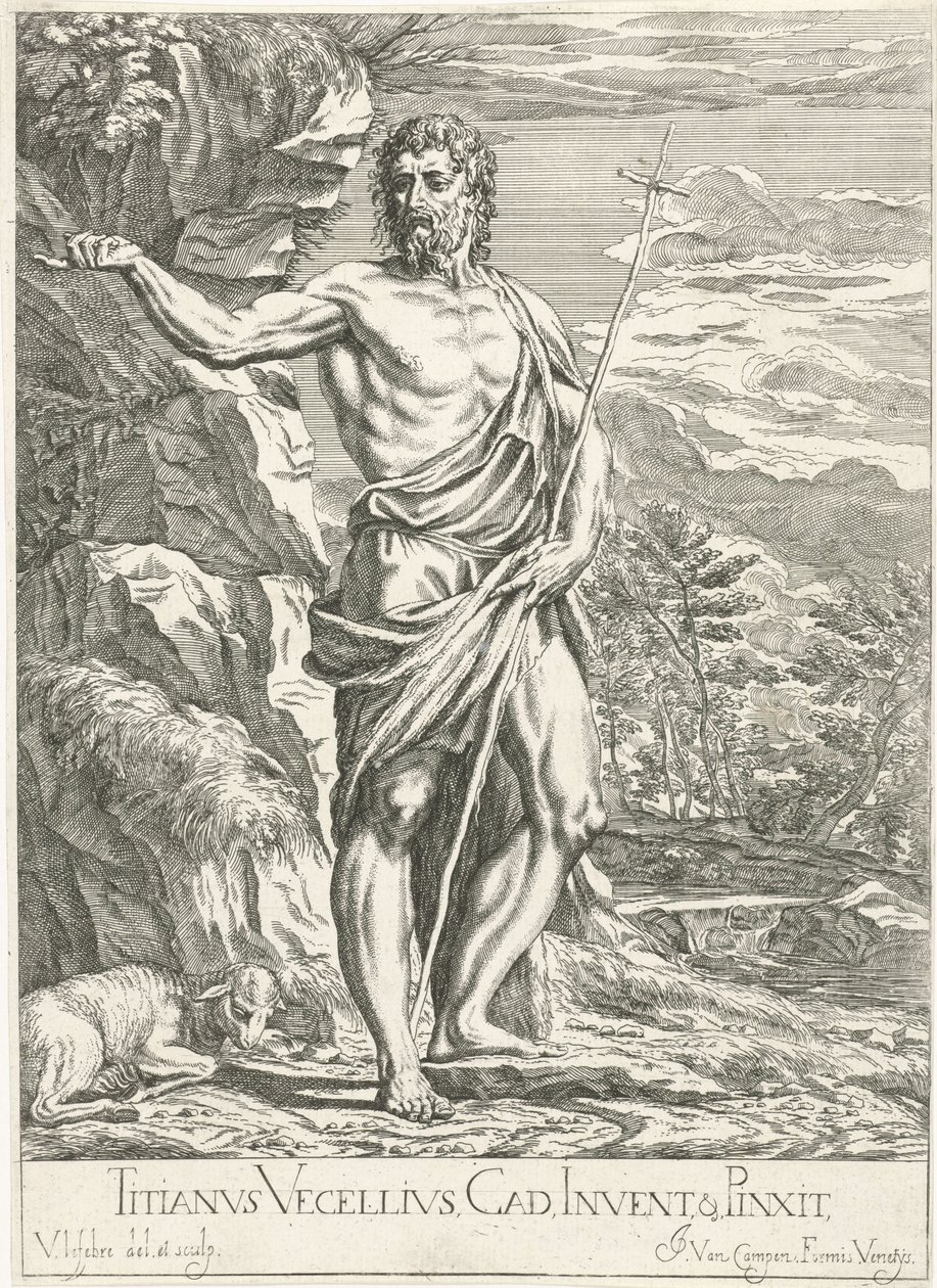 Johannes de Doper door Valentin Lefebvre