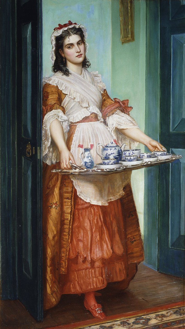 Het Theeservies door Valentine Cameron Prinsep