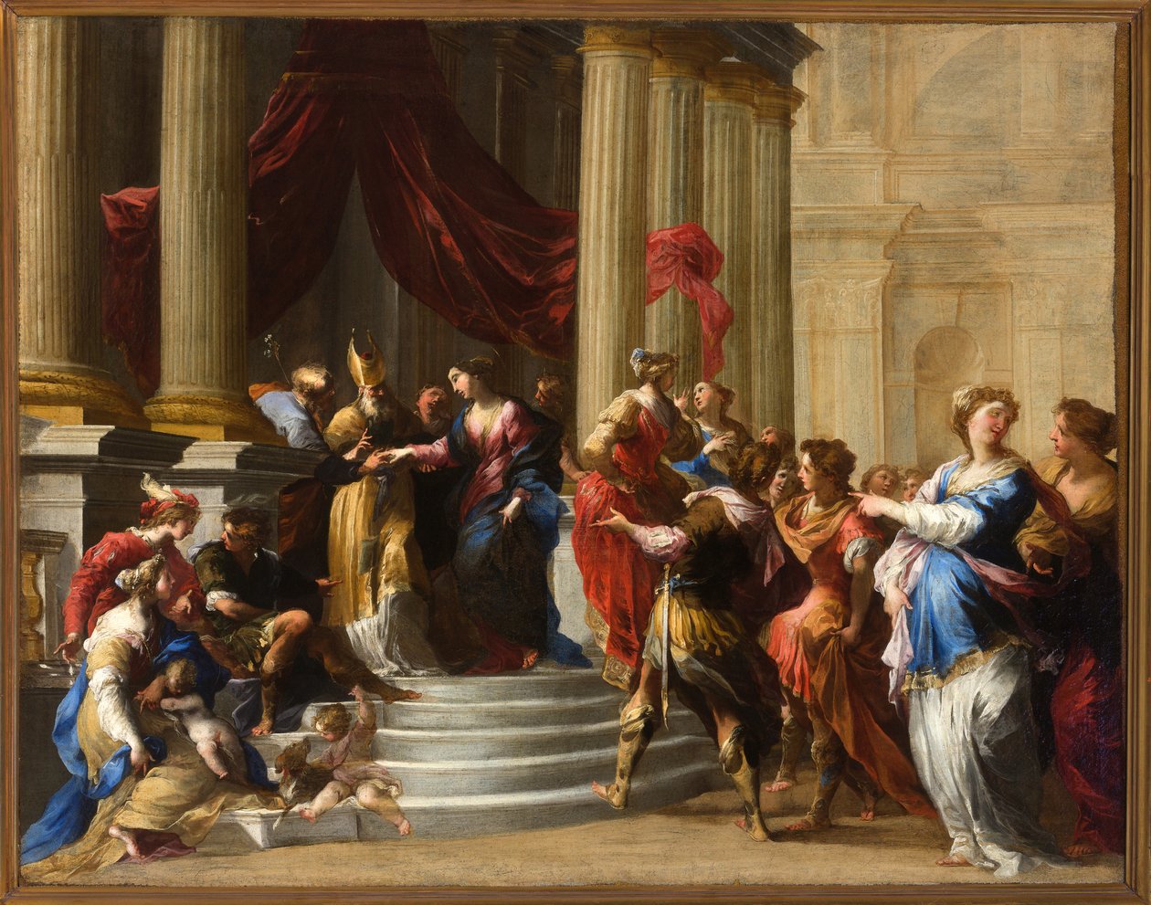 Huwelijk van de Maagd door Valerio Castello