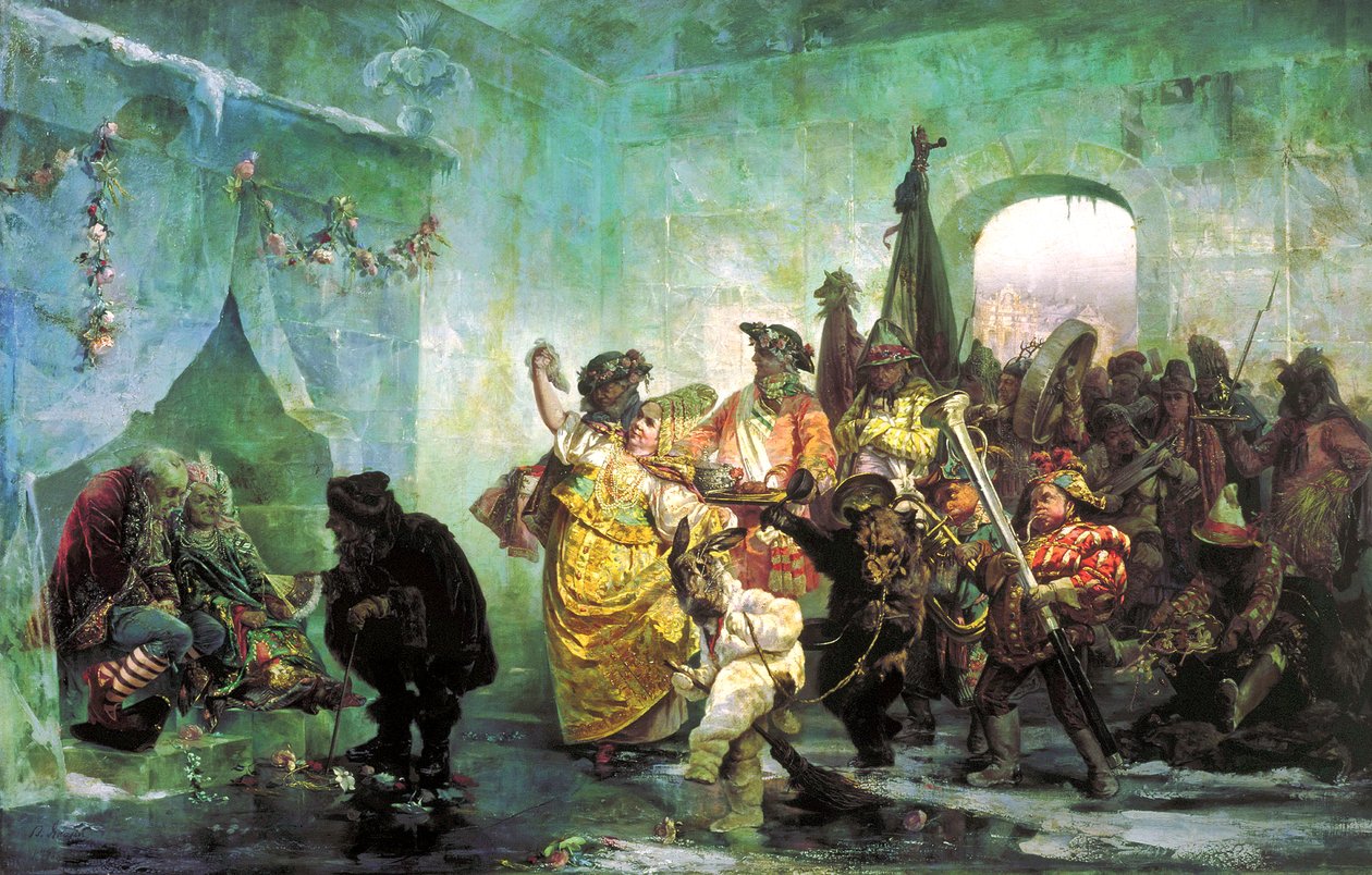 IJspaleis, 1878 door Valery Ivanovich Jacobi