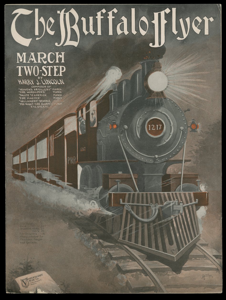 De Buffalo Flyer, ca. 1770-1959 door Vandersloot Music Publishing Company