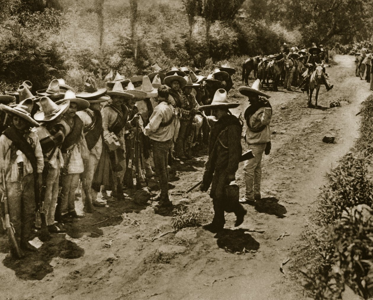 Zapatistas, c.1914 door Vargas