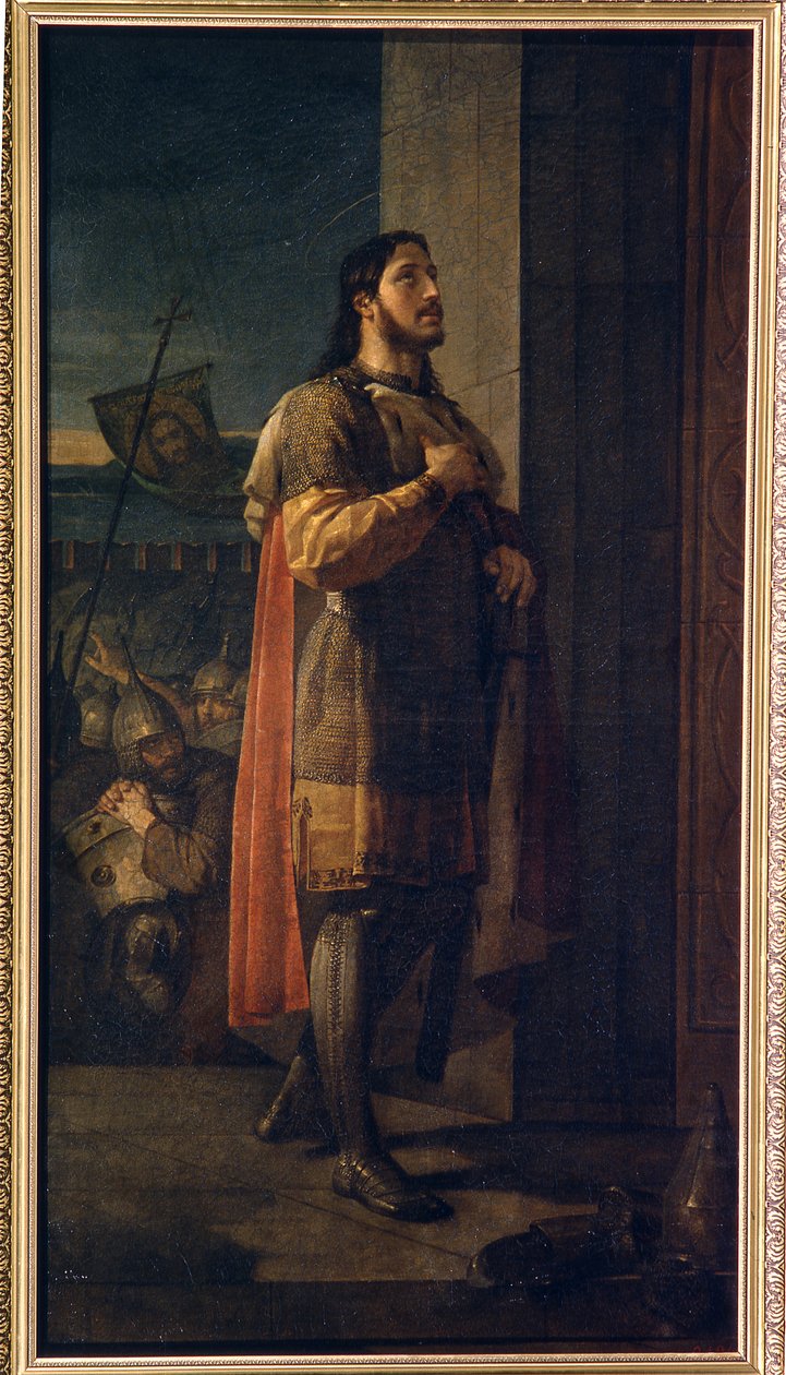 Alexander Nevski door Vasili Kuzmich Shebuev