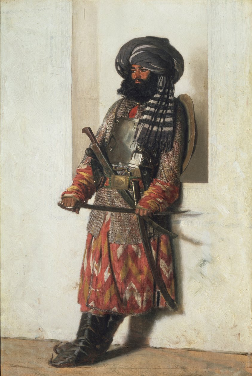 Een Afghaan, 1870 door Vasili Vasilievich Vereshchagin