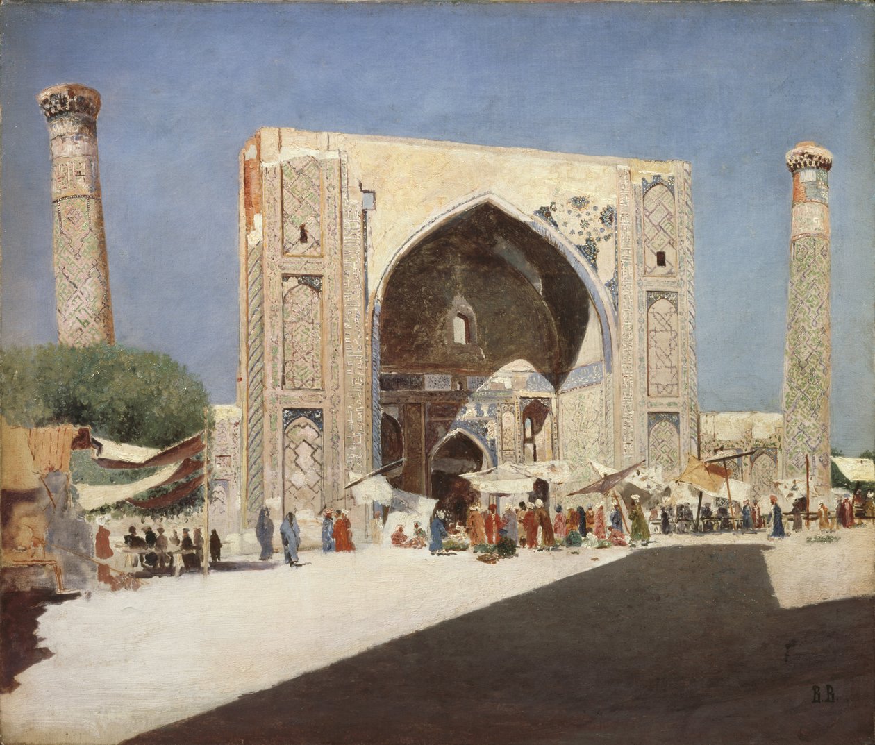 Samarkand, 1869-1870 door Vasili Vasilievich Vereshchagin
