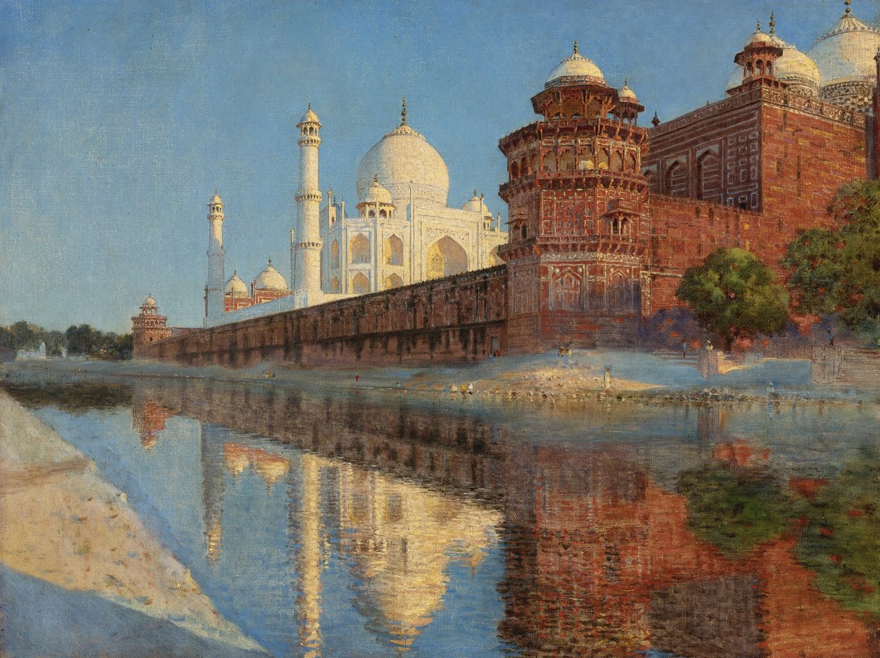 De Taj Mahal. Avond door Vasili Vasilievich Vereshchagin