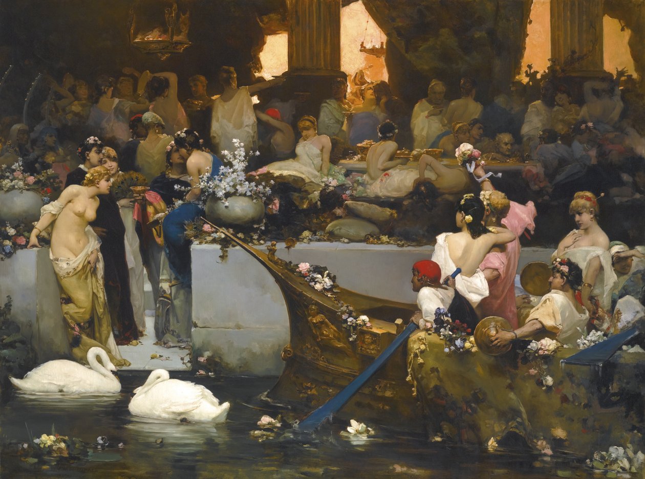Romeinse orgie door Vasilii Kotarbinsky