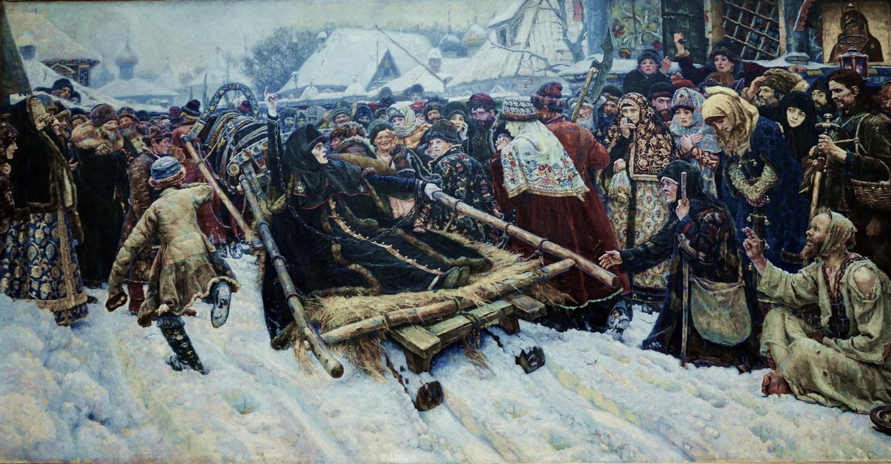 Boyarina Morozova door Vasilij Ivanovic Surikov