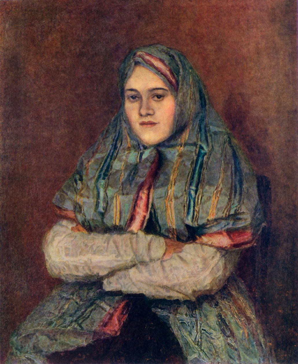 De Stadsdame, 1902 door Vasily Surikov