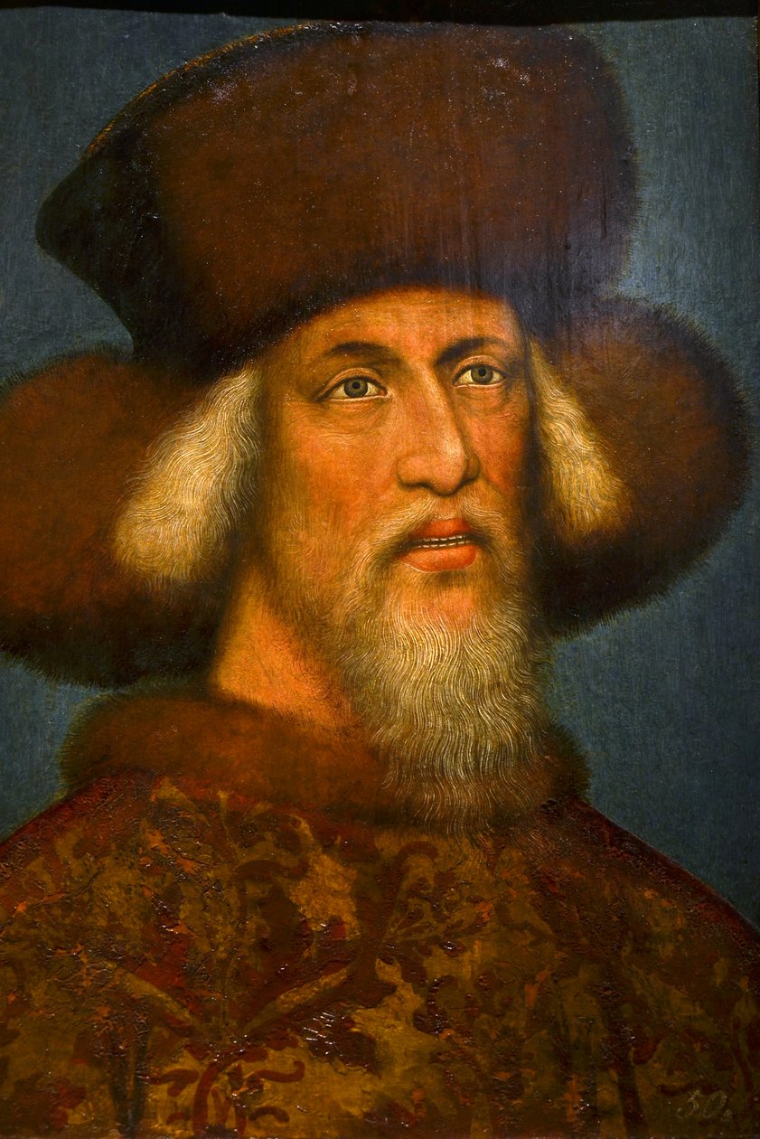 Portret van keizer Sigismund, Bohemen, circa 1430-1437, voorheen toegeschreven aan Pisanello. Nu in het Kunsthistorisches Museum in Wenen. door Vassil Vassil