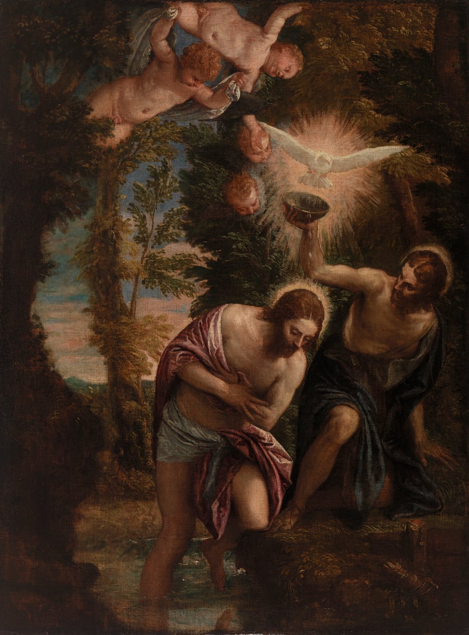 Doop van Christus door Veronese (Paolo Caliari)