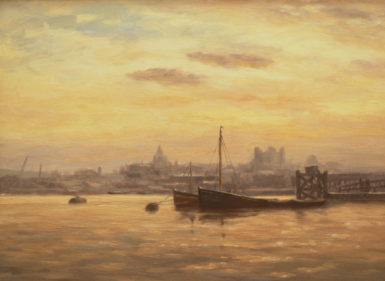Zonsondergang, Rochester door Vic Trevett