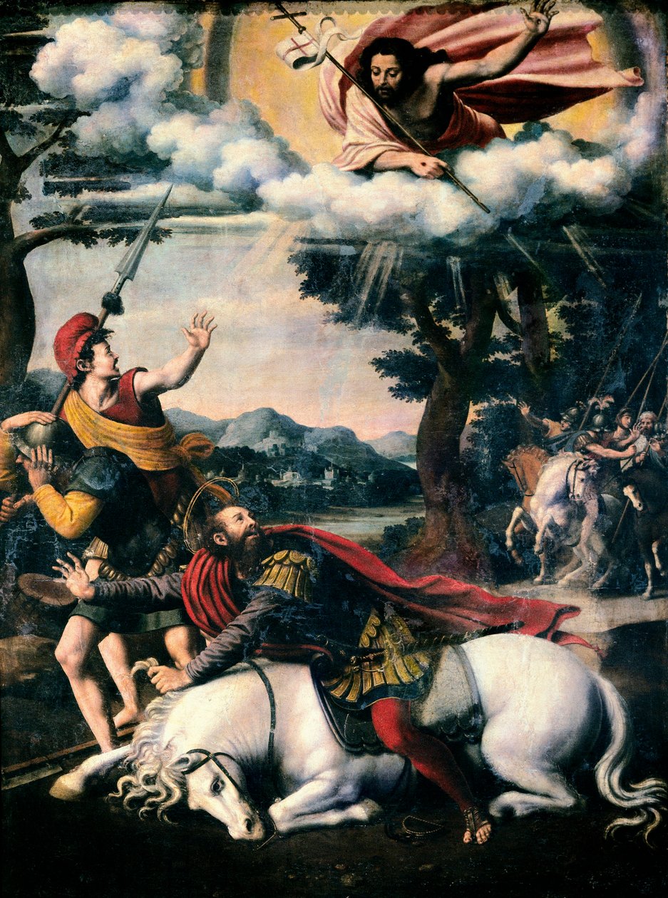 De bekering van Sint Paulus door Vicente Macip
