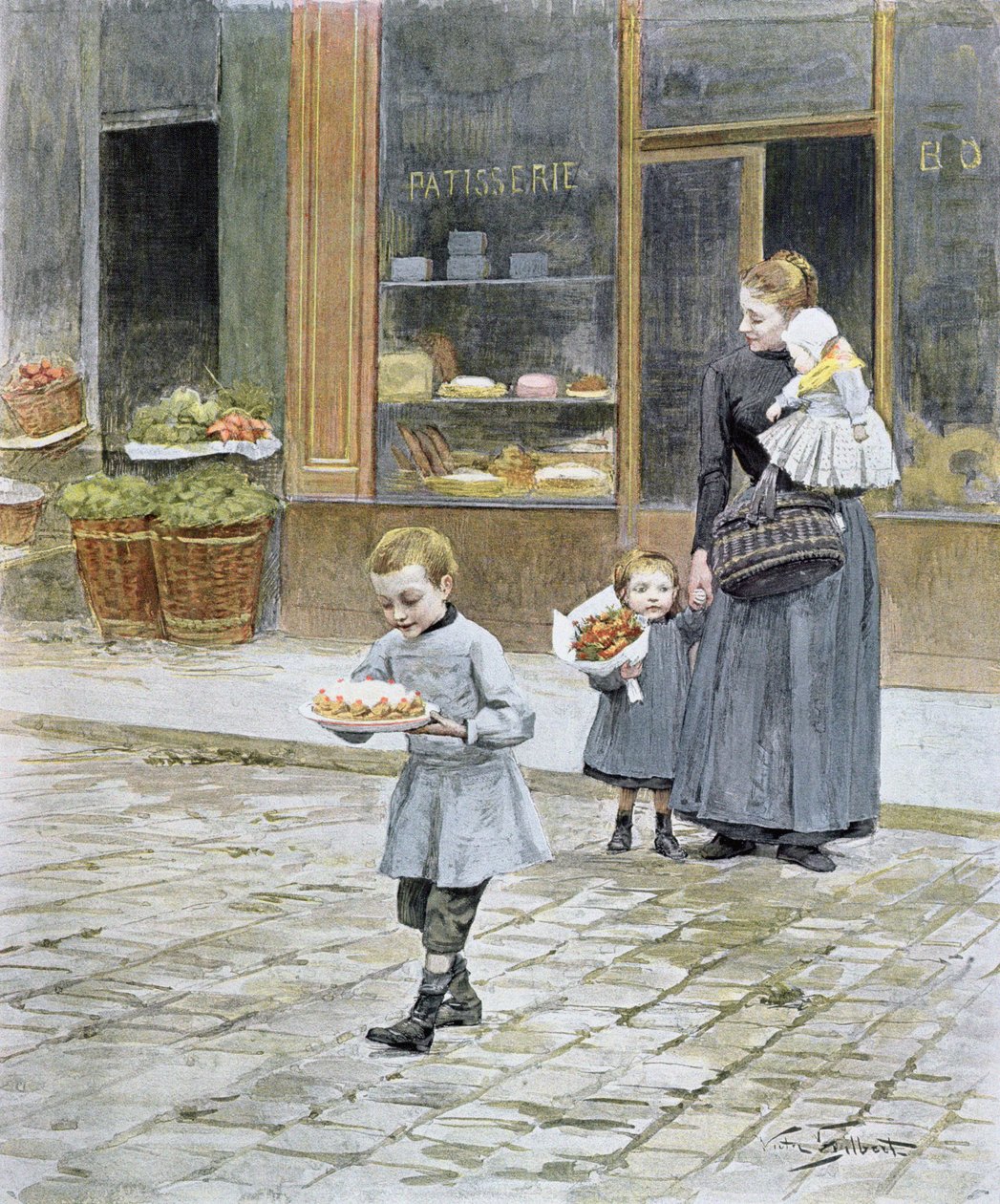Vaderdag, 1891 door Victor Gabriel Gilbert