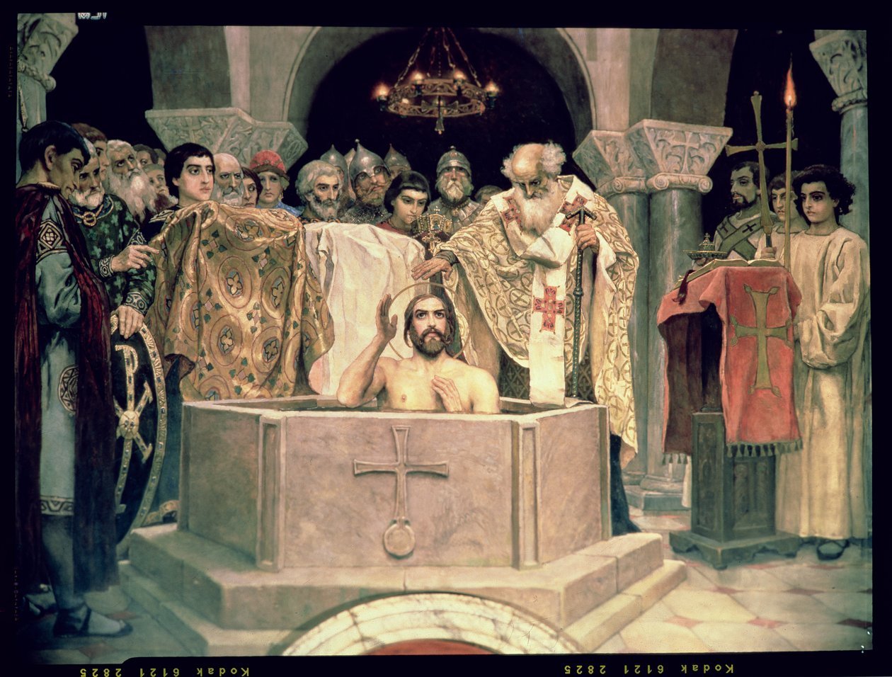 De Doop van Groothertog Vladimir door Victor Mikhailovich Vasnetsov