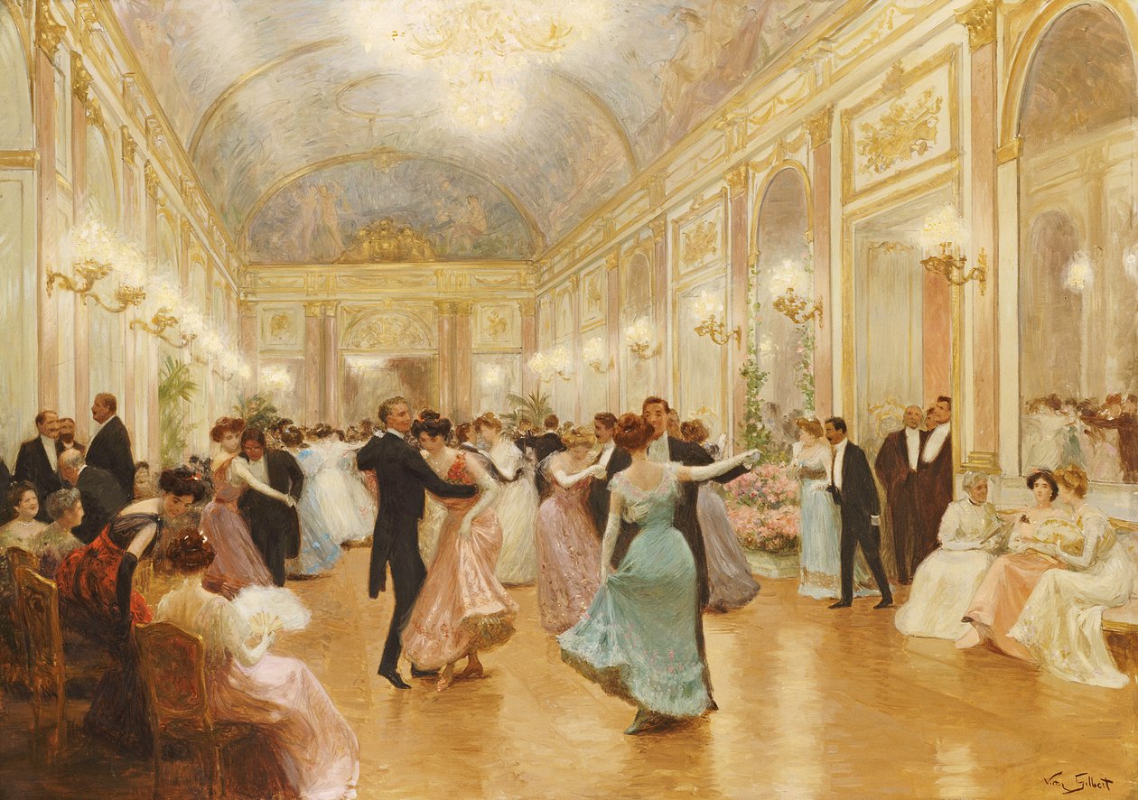 Het bal door Victor Gabriel Gilbert