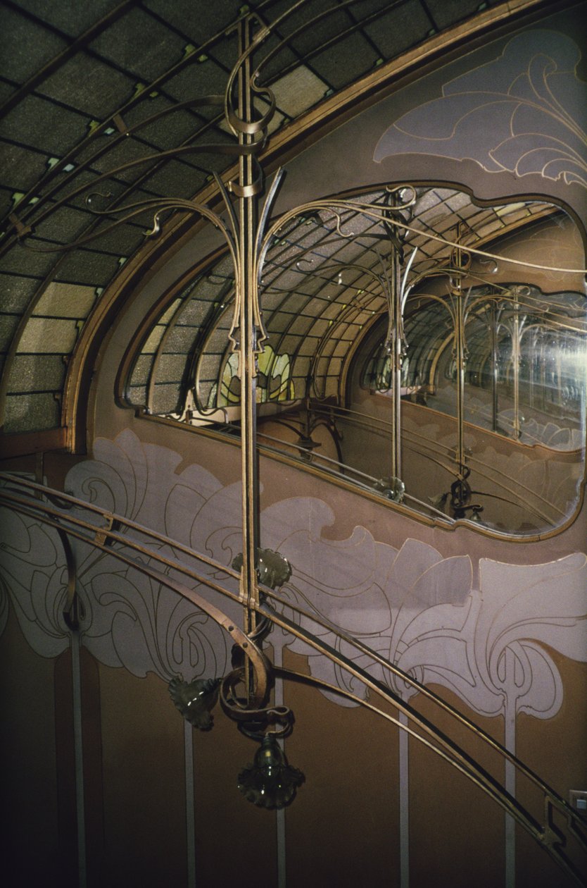 Plafond (detail) door Victor Horta