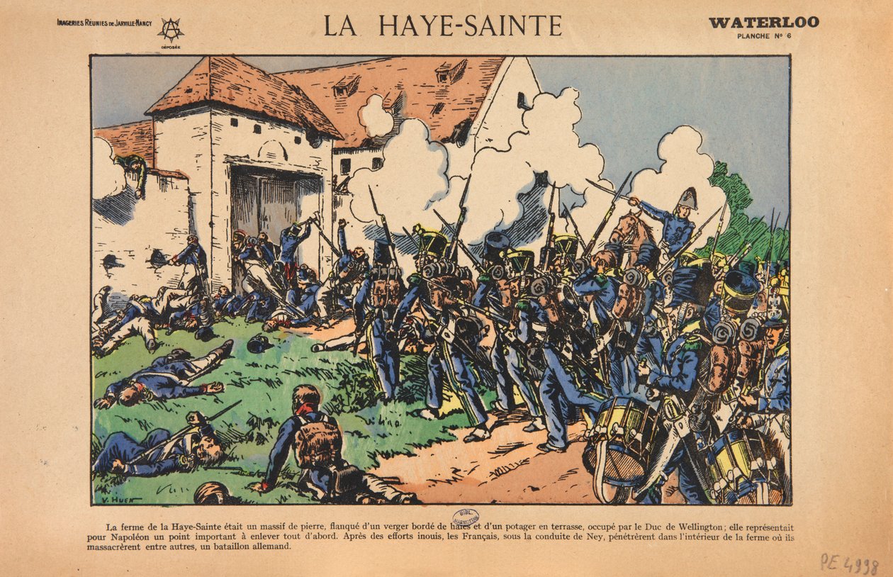 La Haye-Sainte, Waterloo, ca. 1920 door Victor Huen
