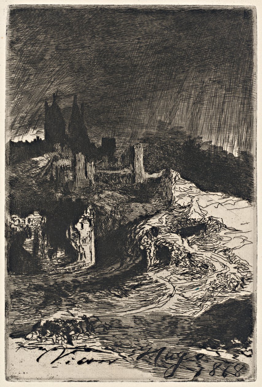 Landschap door Victor, Hugo