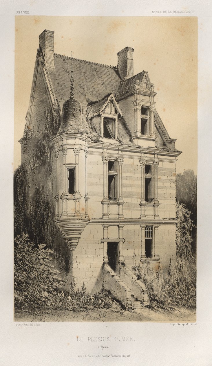 Pl. 79, Le Plessis-Dumée Yonne door Victor Petit