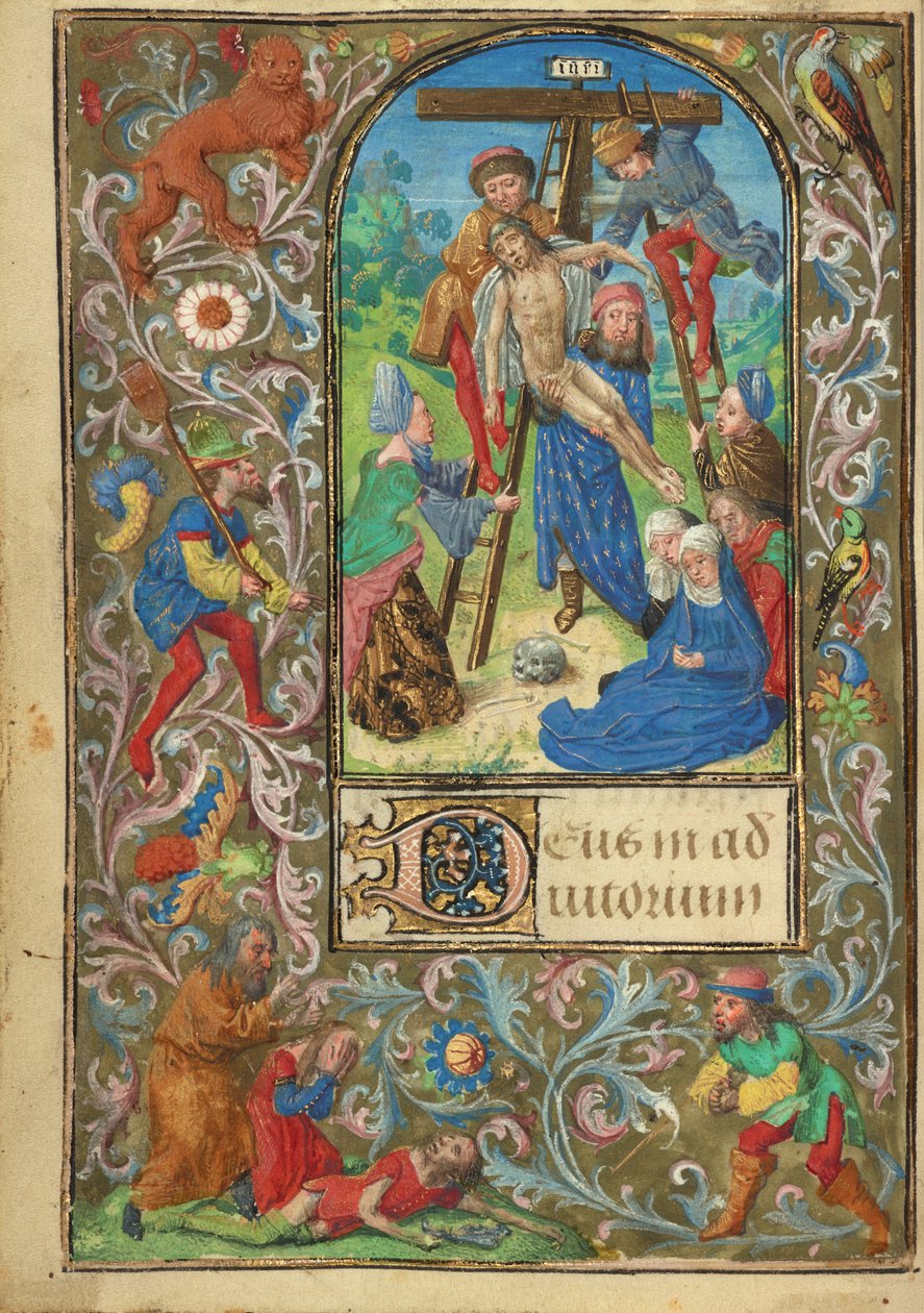 De getuigenis door Vienna Master of Mary of Burgundy