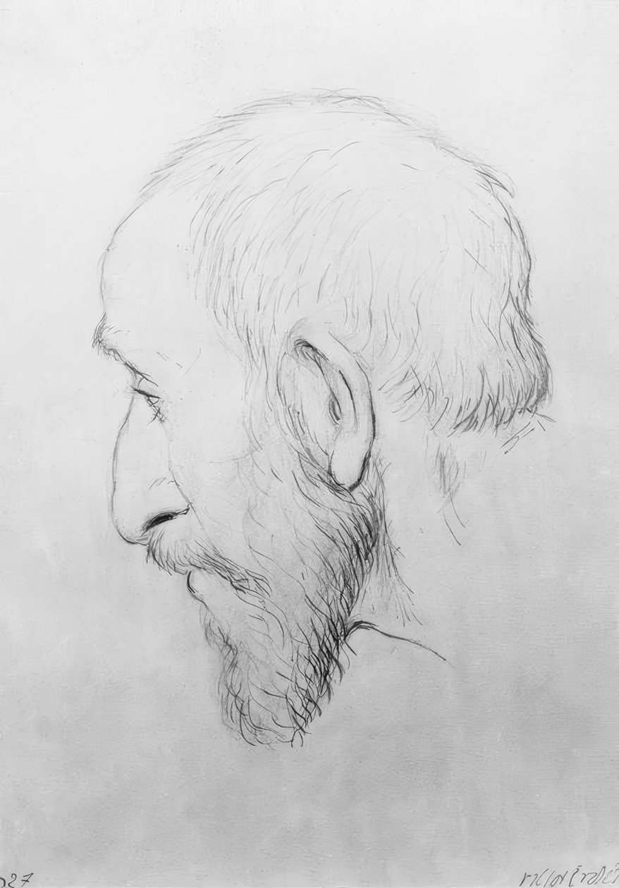 Mannelijk portret door Viktor Erdei