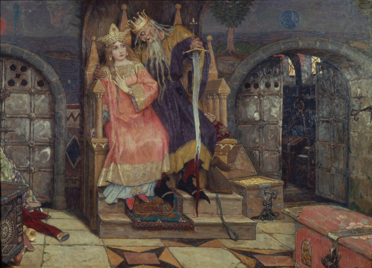 Koschei de Onsterfelijke, 1917-1926 door Viktor Mikhaylovich Vasnetsov