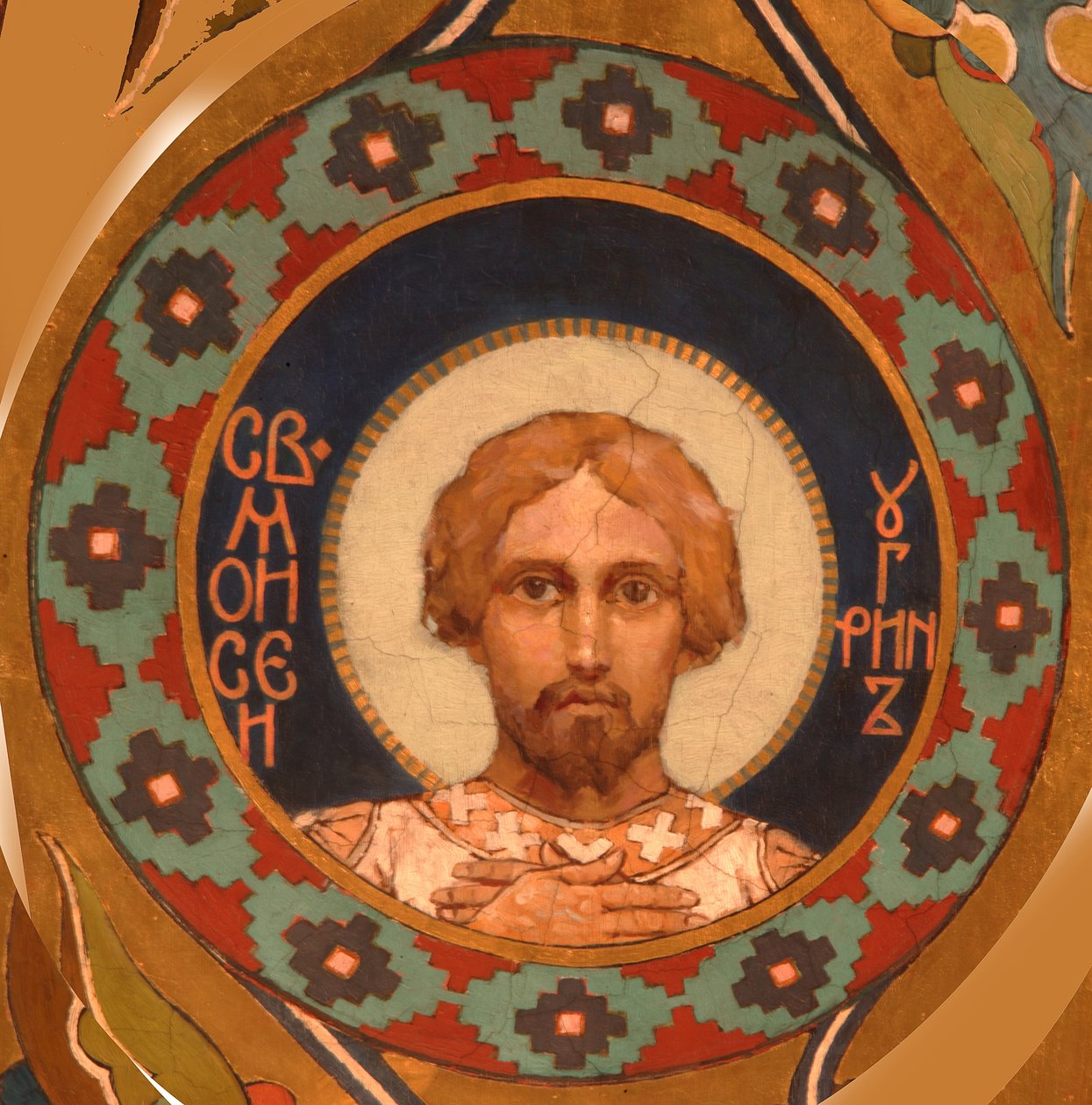 Heilige Mozes de Hongaar, 1885-1896 door Viktor Mikhaylovich Vasnetsov