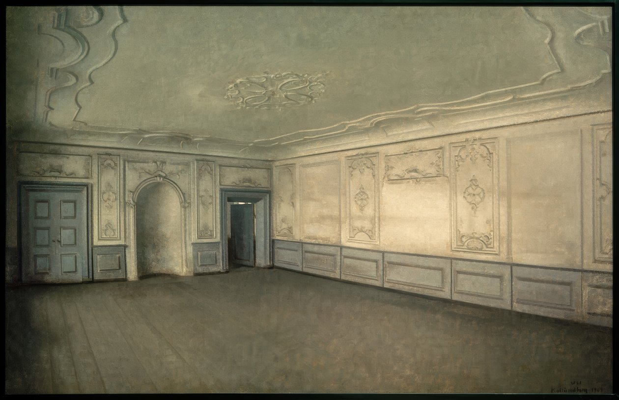 Hal in Lindegaarden door Vilhelm Hammershoi