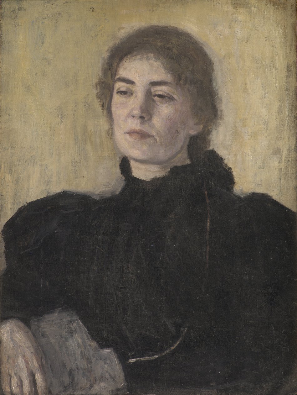 Portret van Thora Bendix door Vilhelm Hammershoi
