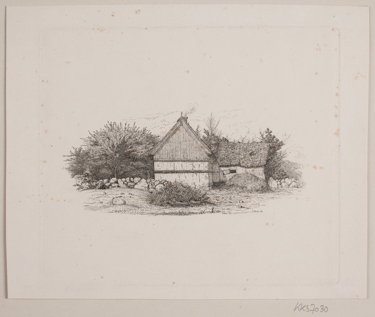 Een boerderij door Vilhelm Kyhn