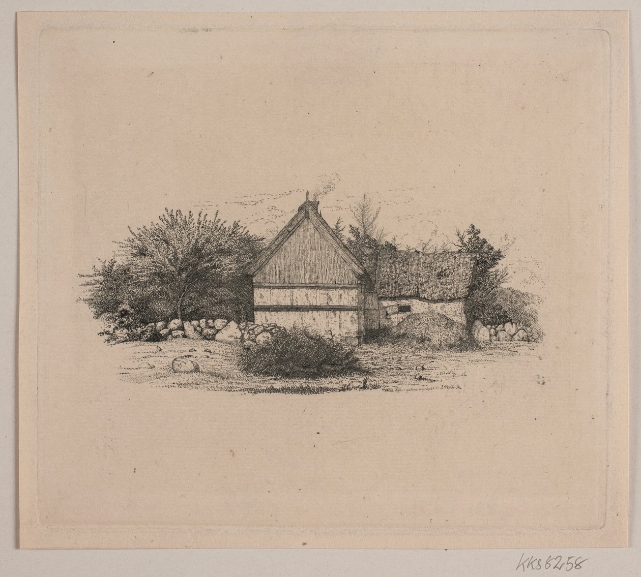 Een boerderij door Vilhelm Kyhn