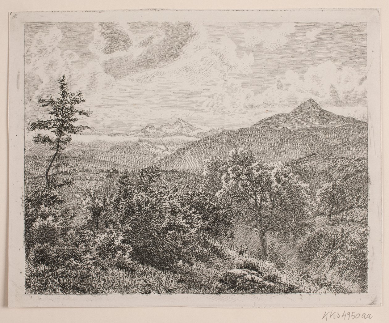 Hooggebergte Landschap door Vilhelm Kyhn