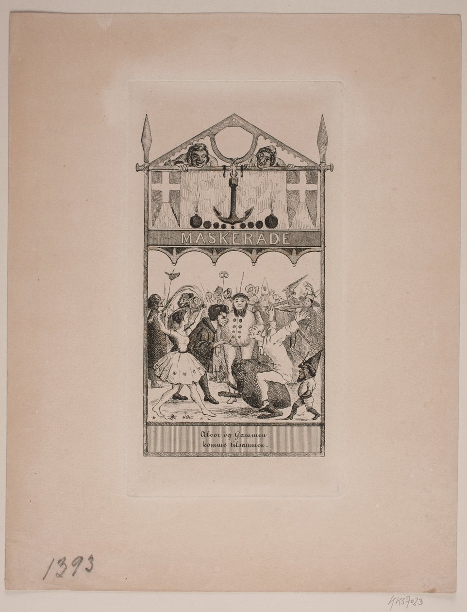 Maskerade door Vilhelm Kyhn