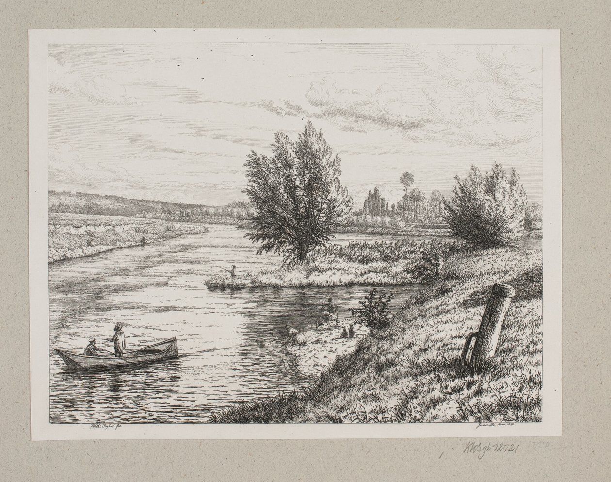 Partij bij de Marne-rivier door Vilhelm Kyhn