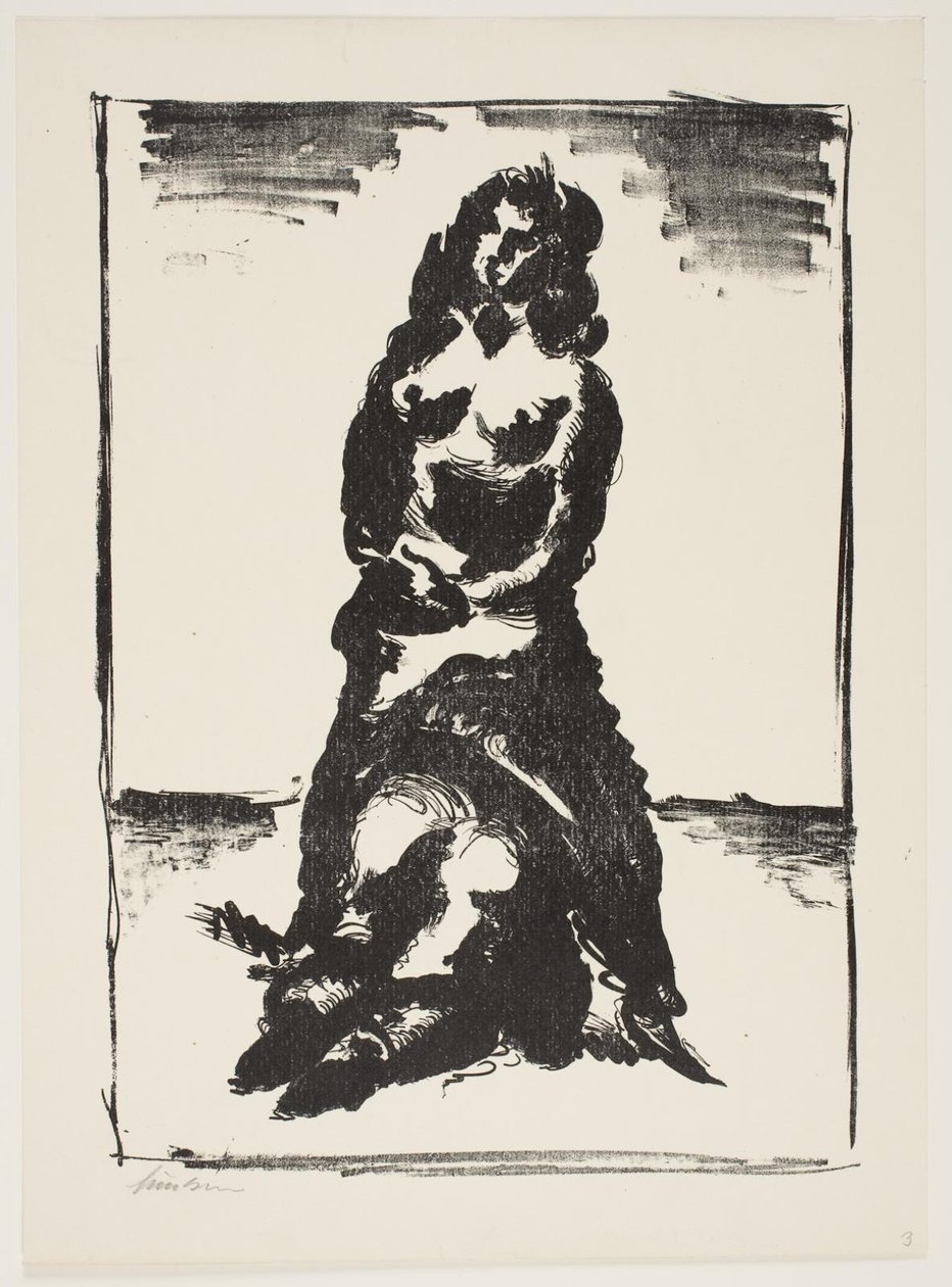 Blad uit "Klingens Kunstnermappe Nr. 2" door Vilhelm Lundstrøm