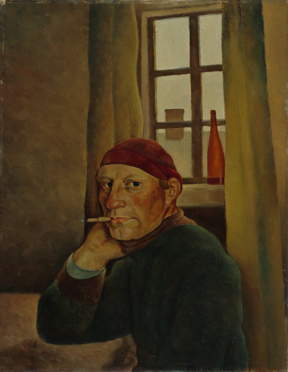 Zelfportret door Vilho Lampi
