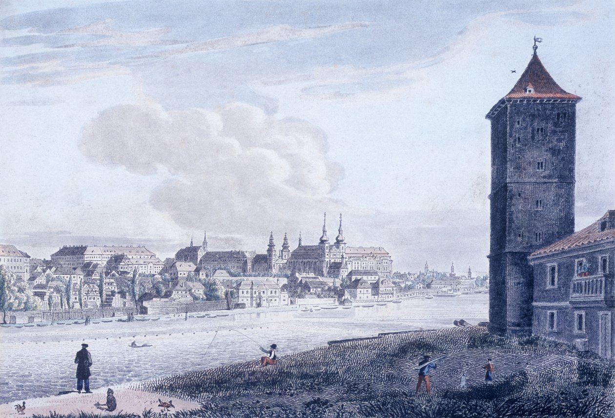 Uitzicht op Nieuwe Stad, 1830 door Vincenc Morstadt