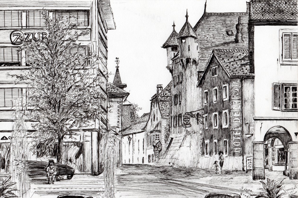 Sierre Zwitserland, 2012 door Vincent Alexander Booth